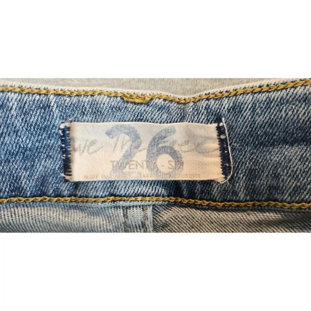 Free People We the Free Raw High Rise Jegging 26 Sweet Blue | Super Stretch Jean